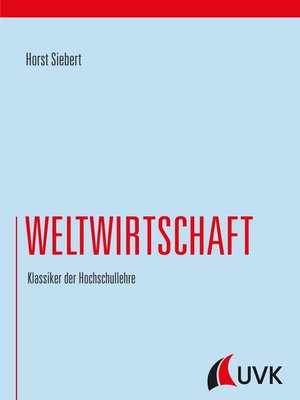 cover image of Weltwirtschaft